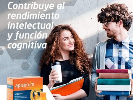 Apisérum Intelecto Cápsulas, Favorece el rendimiento intelectual, Tratamiento para 1 mes Embalaje Deteriorado (Cad: 30 04 2027) Online Hot Sale