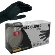 Guantes de Nitrilo Negros Sin Polvo, Hipoalergénicos y Certificados CE - Talla L Embalaje Deteriorado (Cad: 31 08 2028) Fashion