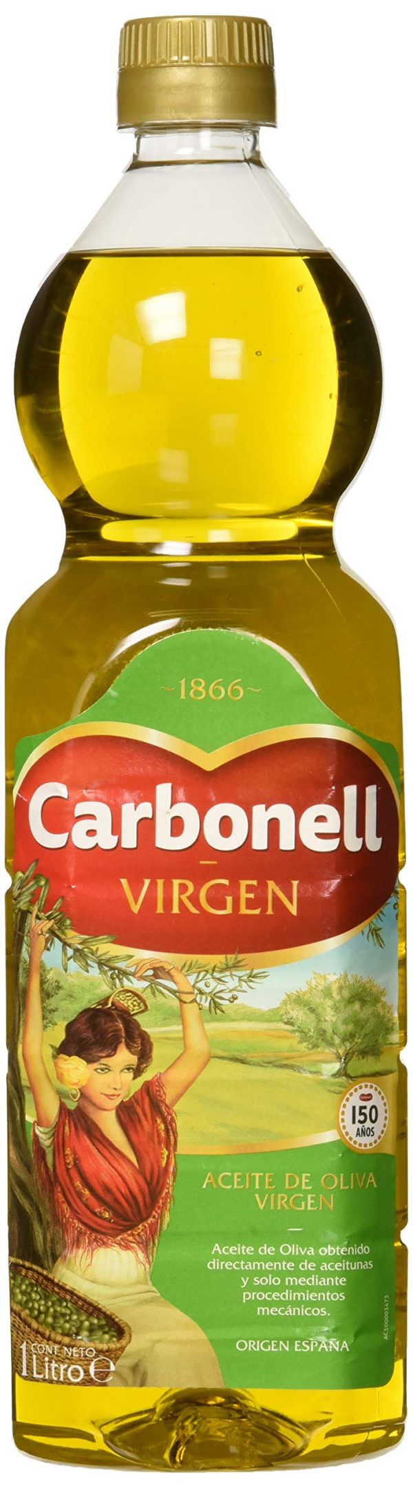 Carbonell - Aceite de Oliva Virgen Extra, Botella de 1 Litro Embalaje Deteriorado (Cad: 30 04 2025) Online