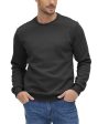 Talla: L - Sudadera de Cuello Redondo para Hombre con Forro Polar - KEFITEVD For Sale